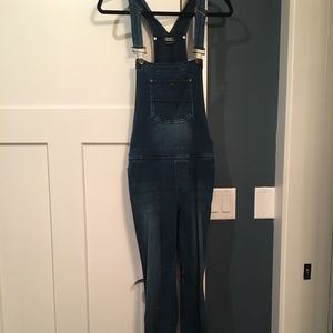 Navy blue overalls